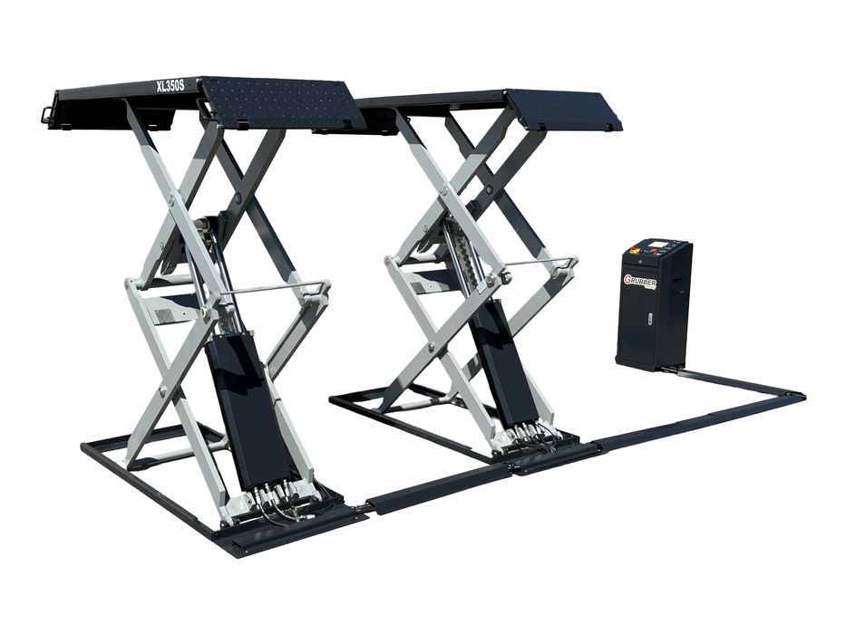 Podnośnik samochodowy 3,5T nożycowy 185cm GRUBBER XL350S