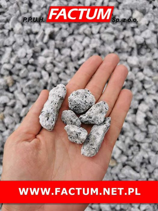 Grys granit workowany 20kg kruszywo kamień ogrodowy