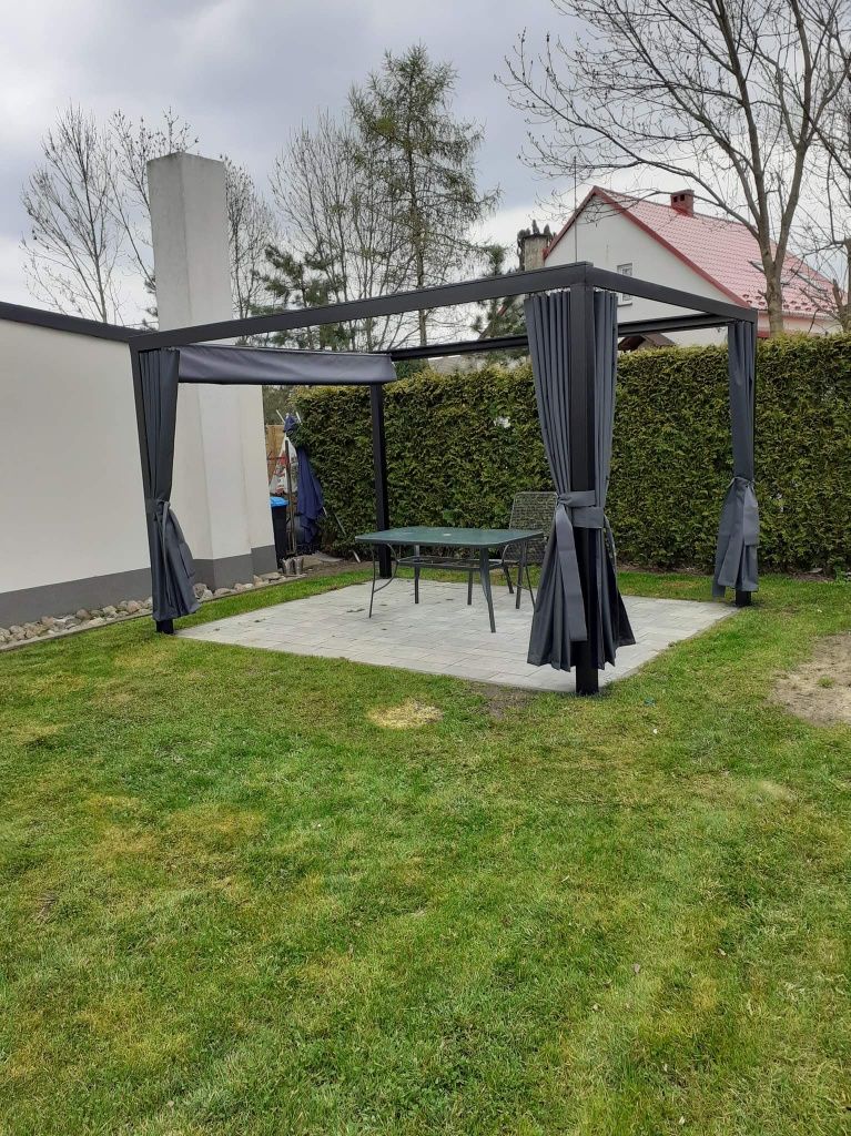 Taras, antresola, zadaszenie, pergola, wiata