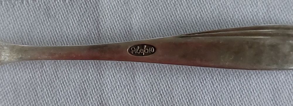 Postebrzane łyżeczki 5 sztuk