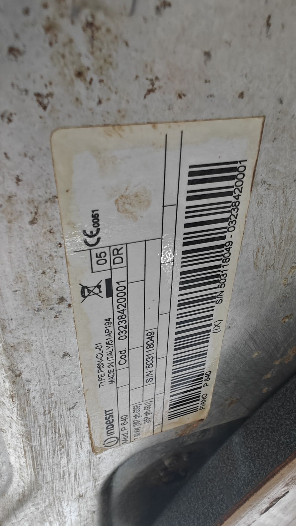 Placa de gás Indesit