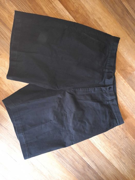 Szorty DKNY czarne spodenki L Bermudy w30 jeans