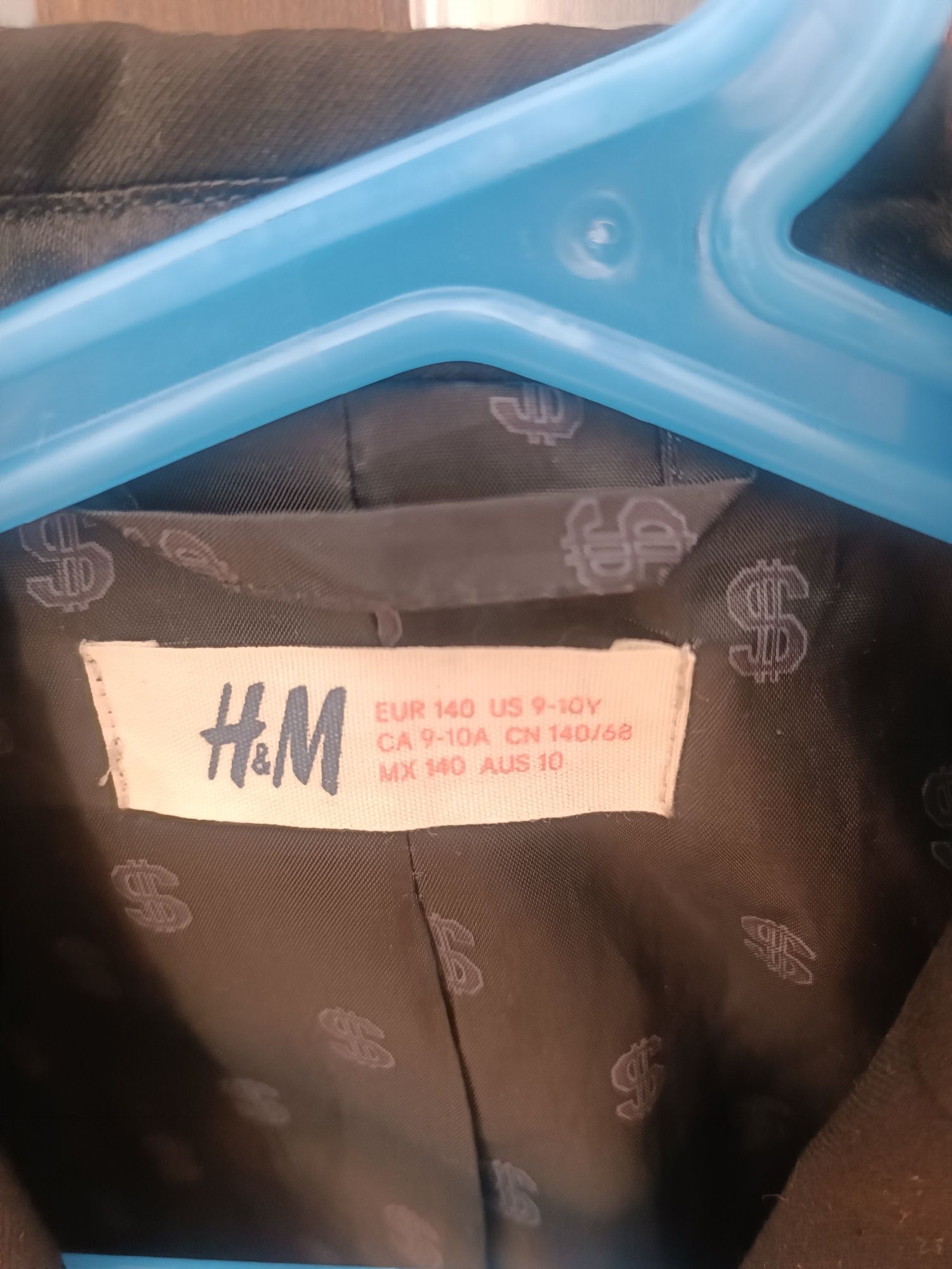 Marynarka czarna h&m 140