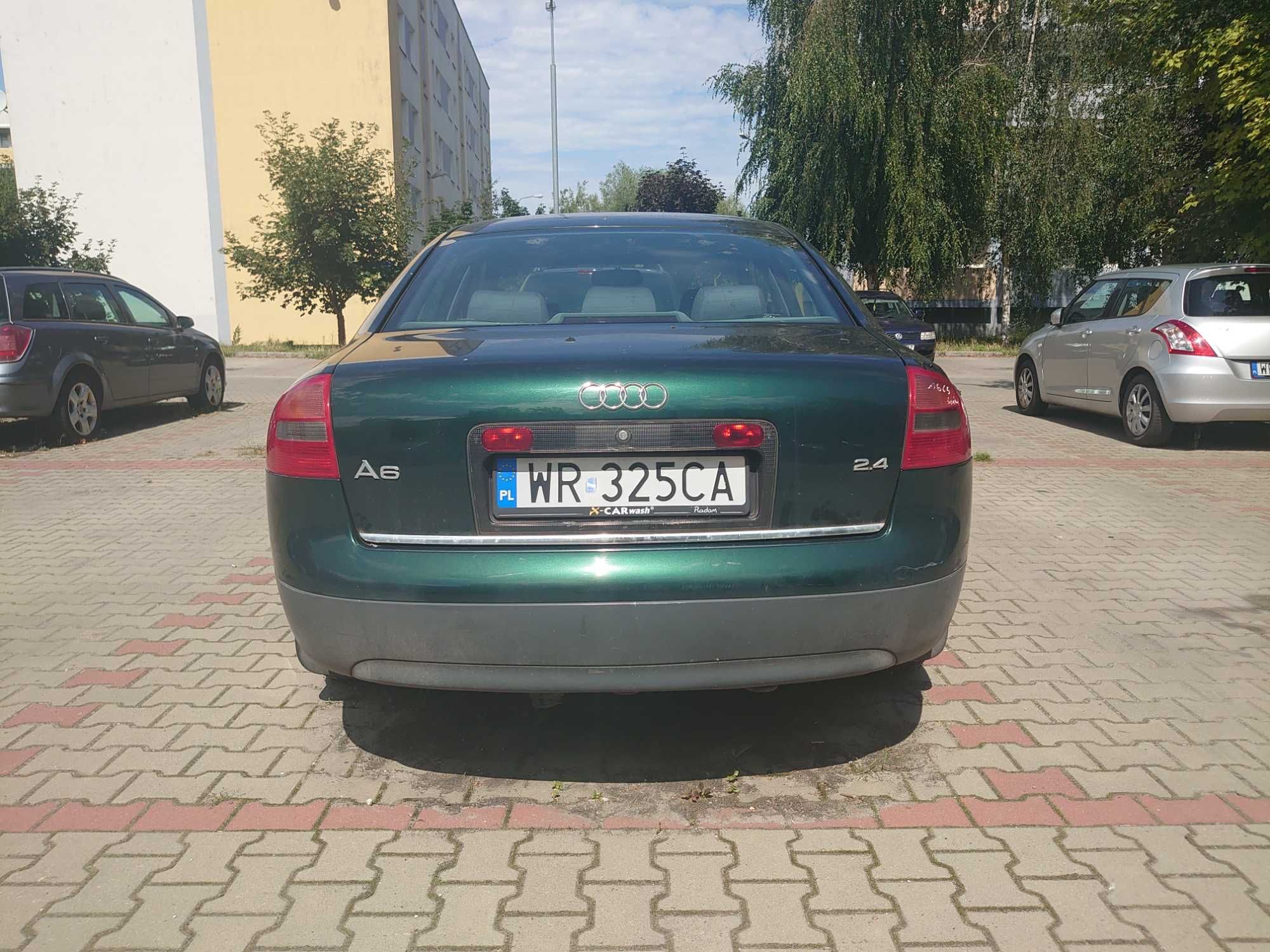 Audi A6 2,4 V6 165 KM b+g 2000 r. uszkodzony przód