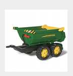 Przyczepa dwuosiowa  John deere do Traktorka z na pedały Rolly Toys