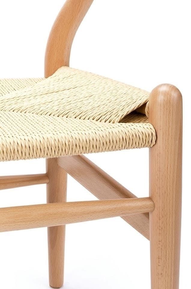 Krzesło Wishbone Bukowe Drewniane Do Jadalni Boho Nowoczesne