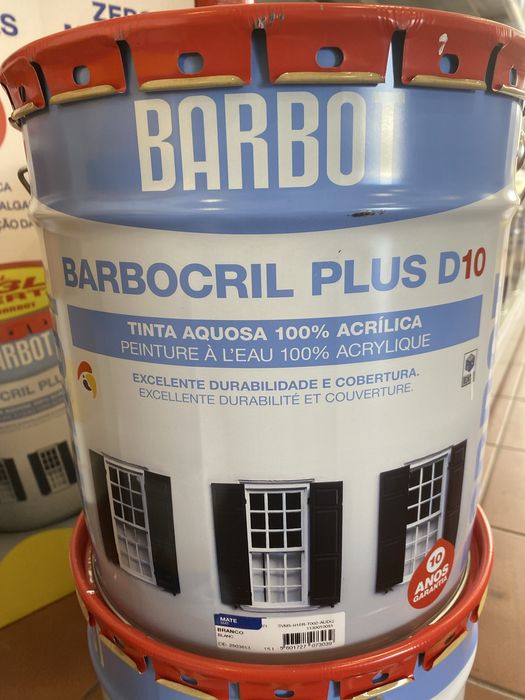 Tinta Barbocril Plus D10 12+3