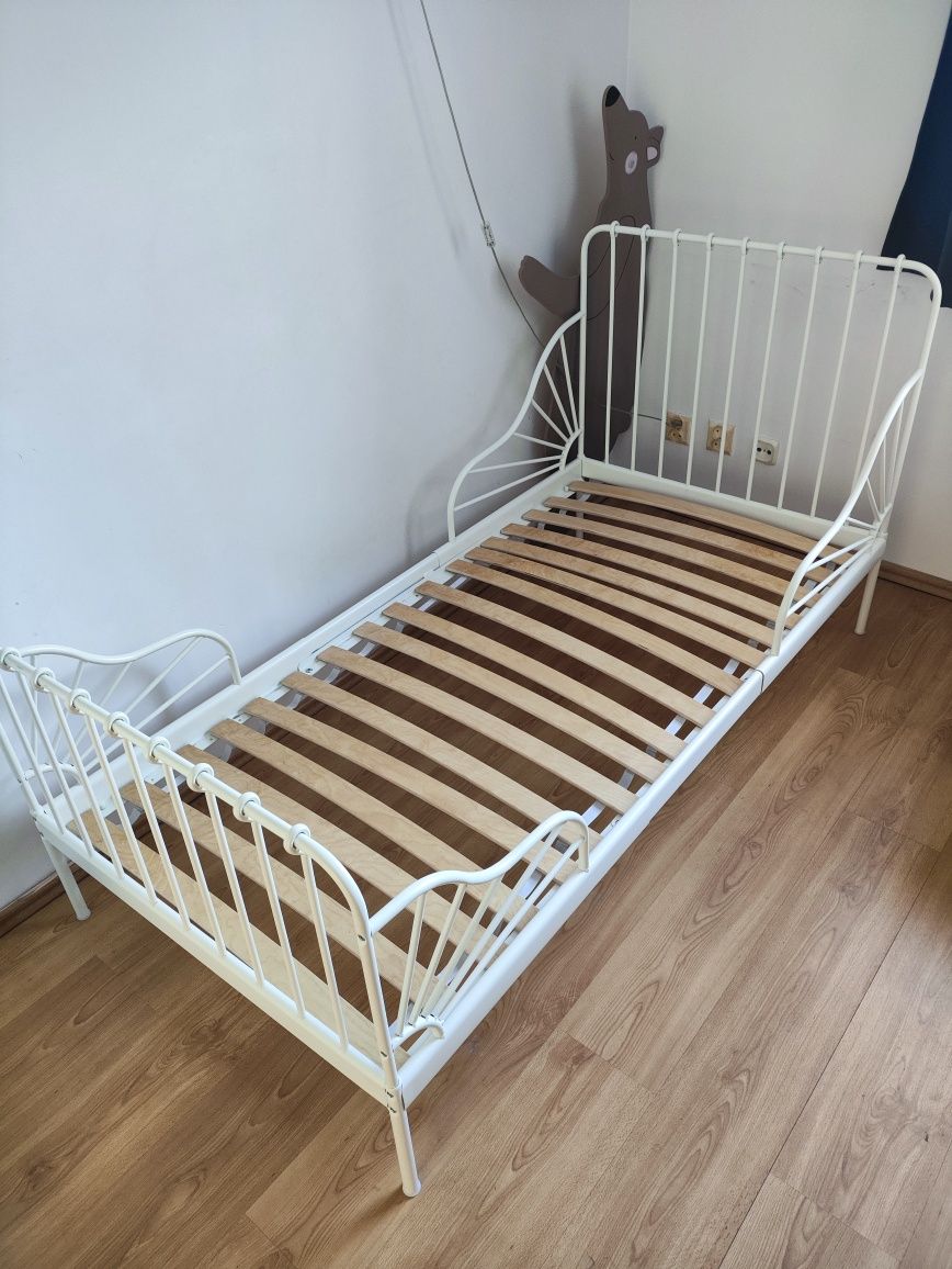 Łóżko dziecięce, łóżko rosnące, rozsuwana rama ikea MINNEN