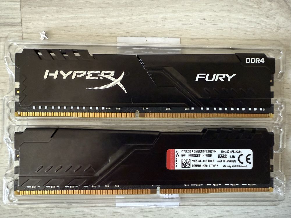 Оперативна пам’ять HyperX Fury DDR4 64GB [2x32] 3000MHz