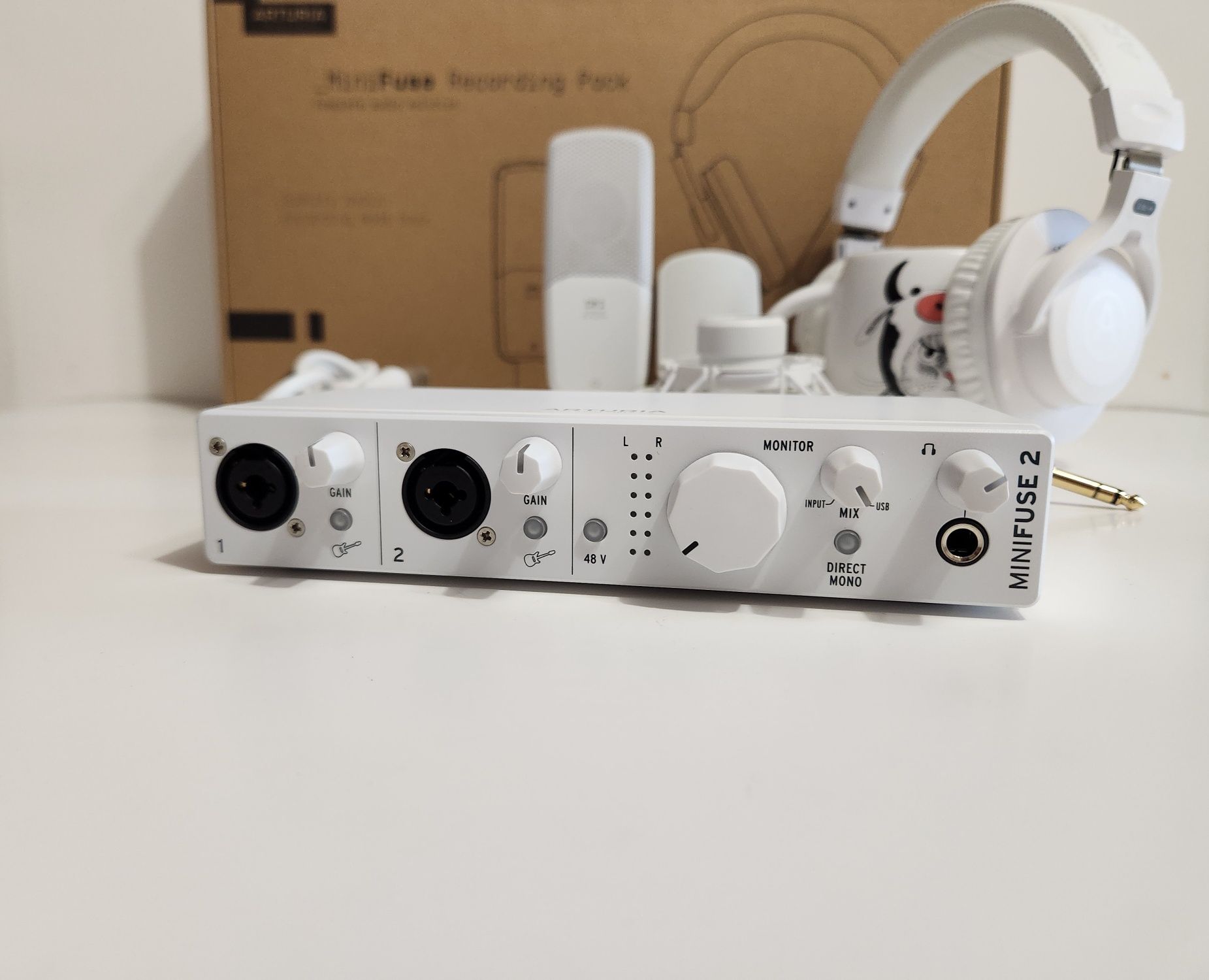 Комплект для звукозапису Arturia MiniFuse Recording Pack White