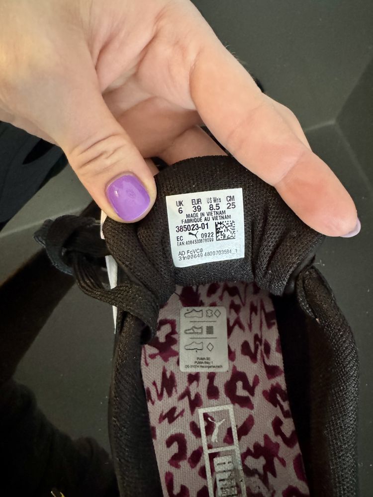 Buty Puma damskie Mayze Sneakersy czarne