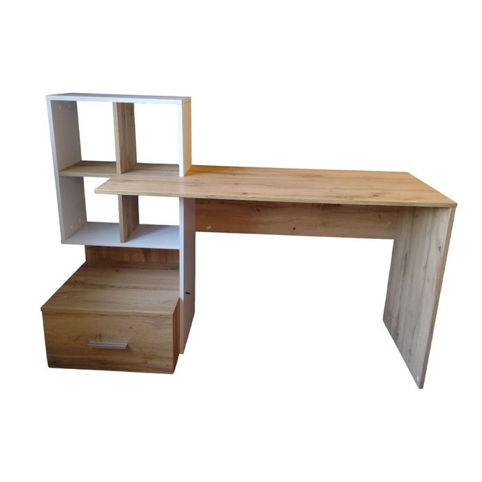 Drewniane Brązowe Biurko