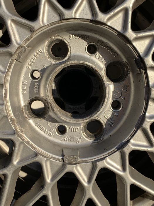 Колесо Диск BBS 5 style R14, BMW 2225540, KBA 41017; 6,5jx14 4x100)
