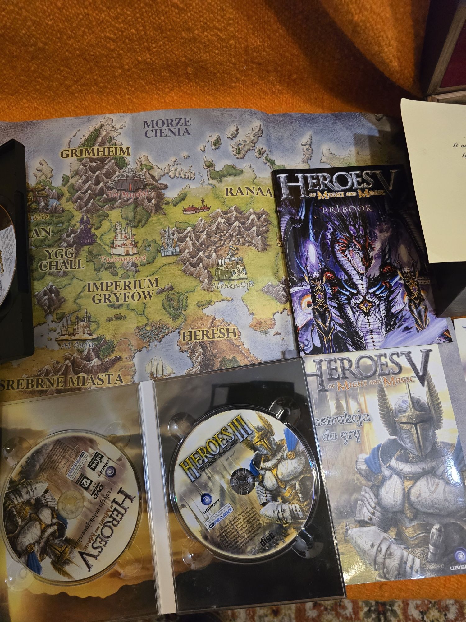 Heroes of Might and Magic V edycja kolekcjonerska + dodatek Kuźnia Prz