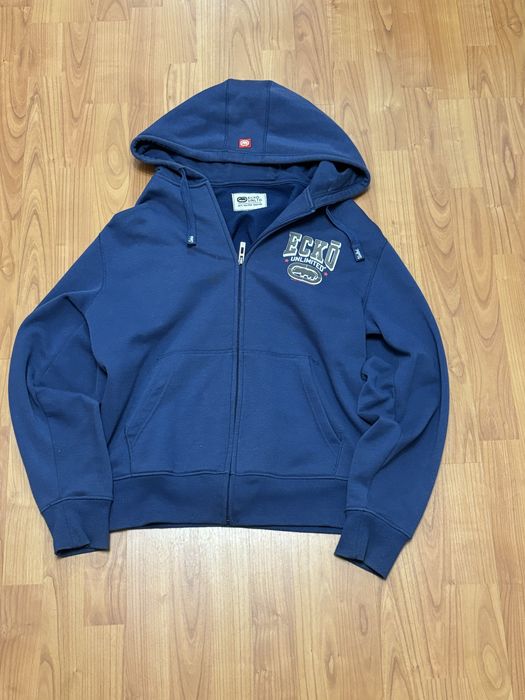 синяя кофта ecko sk8 skate