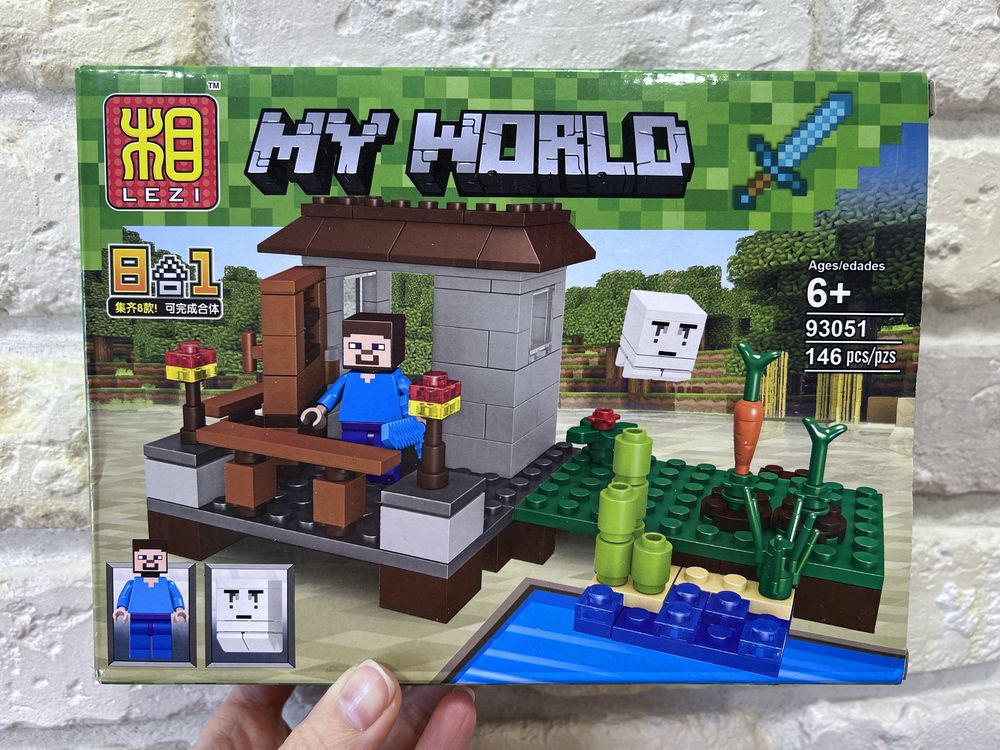 Lego Minecraft Битва у темряві (21246) + набір My world у подарунок!