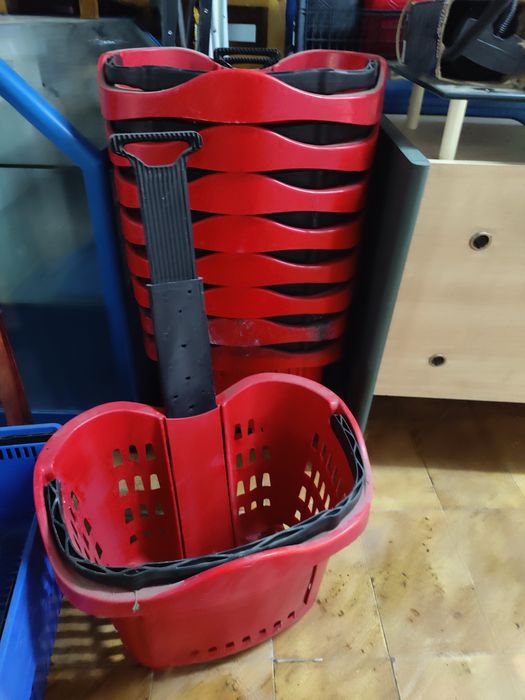 Cestos de compras para supermercado