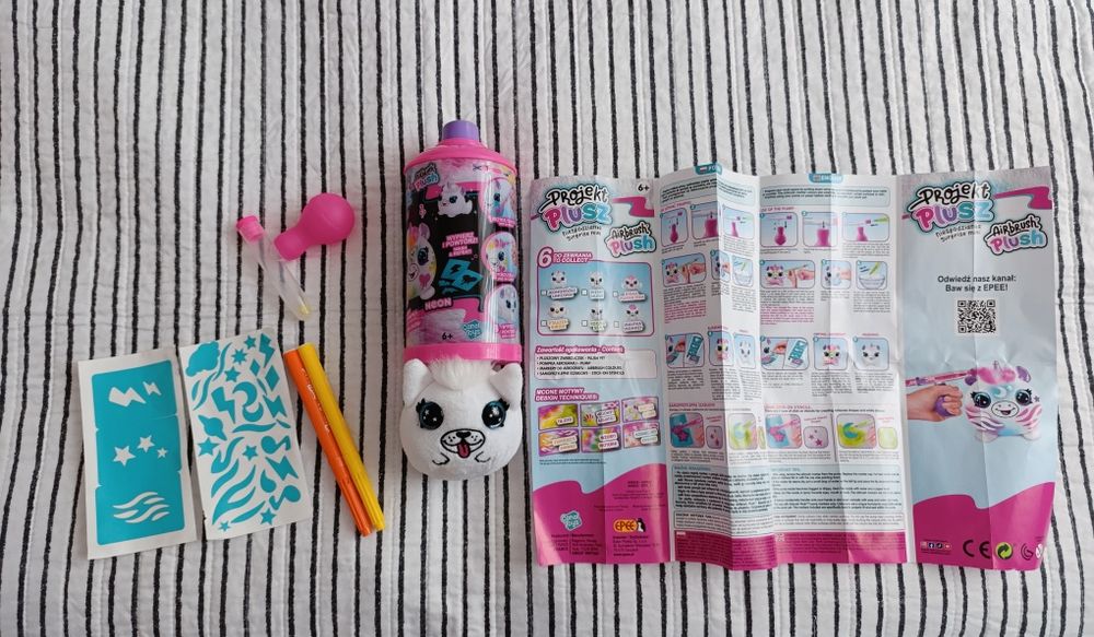 EPEE Projekt Plush Projekt Plusz tuba pies Husky piesek maskotka