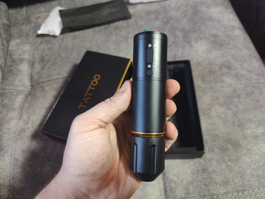 Тату машинка бездротова ambition ninja pro з двома аккумуляторами нов