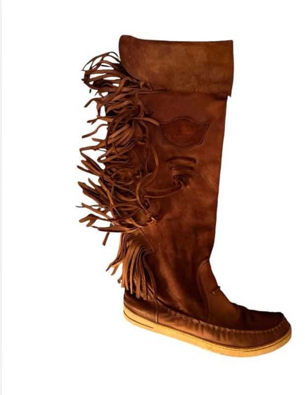 Vendo botas pele