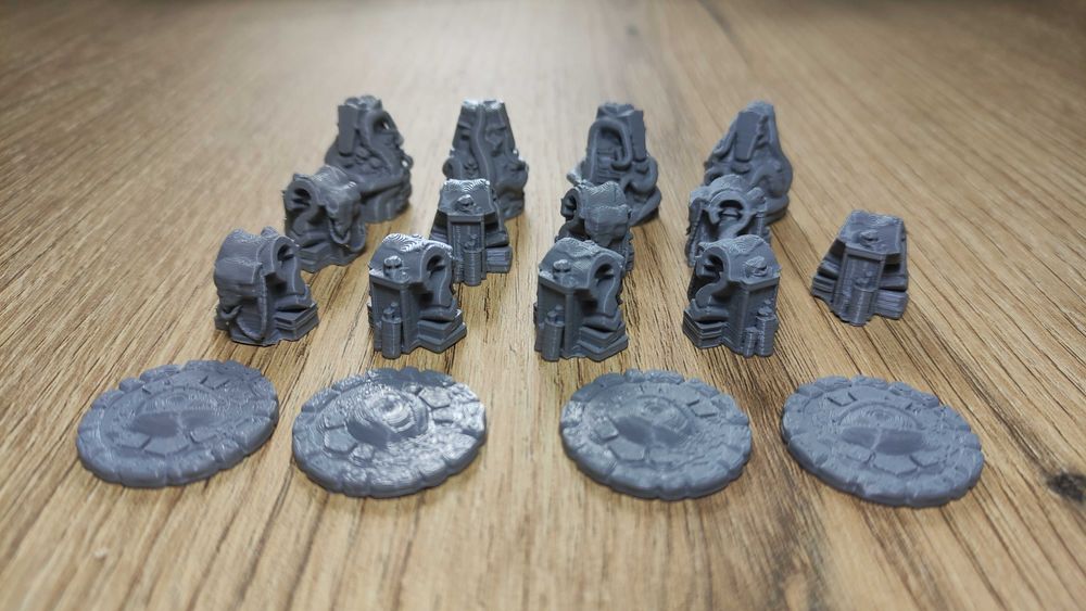 Posiadłość szaleństwa - druki 3D