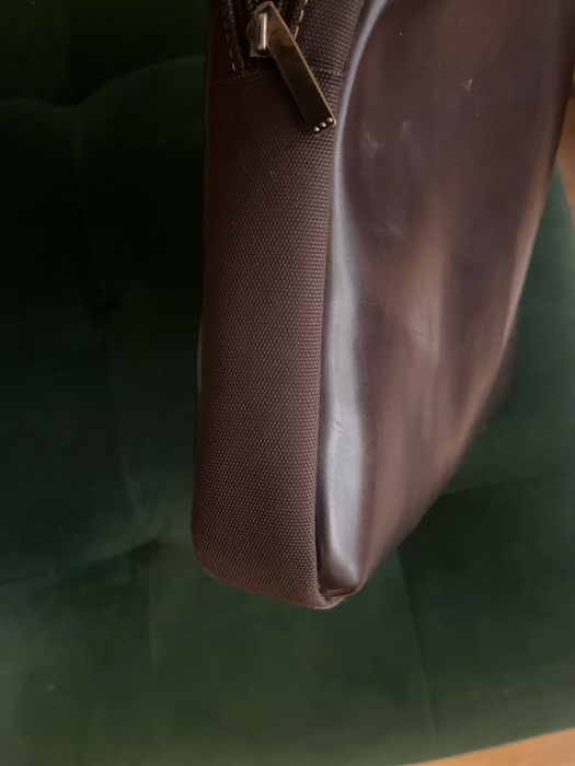 Шкіряна сумка для ноутбука