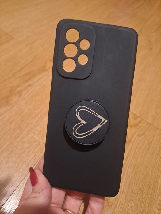 Euri case oprawka Samsung a33 5g czarna serce matowa