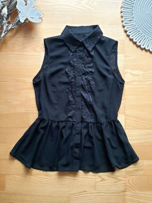 Elegancka, czarna bluzka M/38