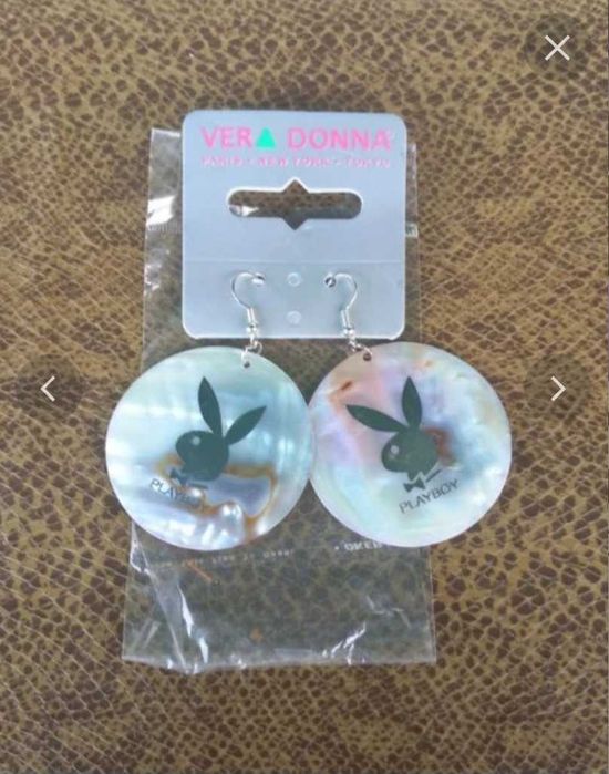 Nowe kolczyki koła playboy, vintage