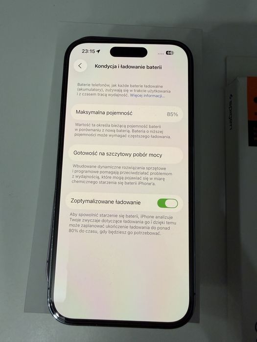 Iphone 14 pro 128gb gleboka purpura, dowod zakupu