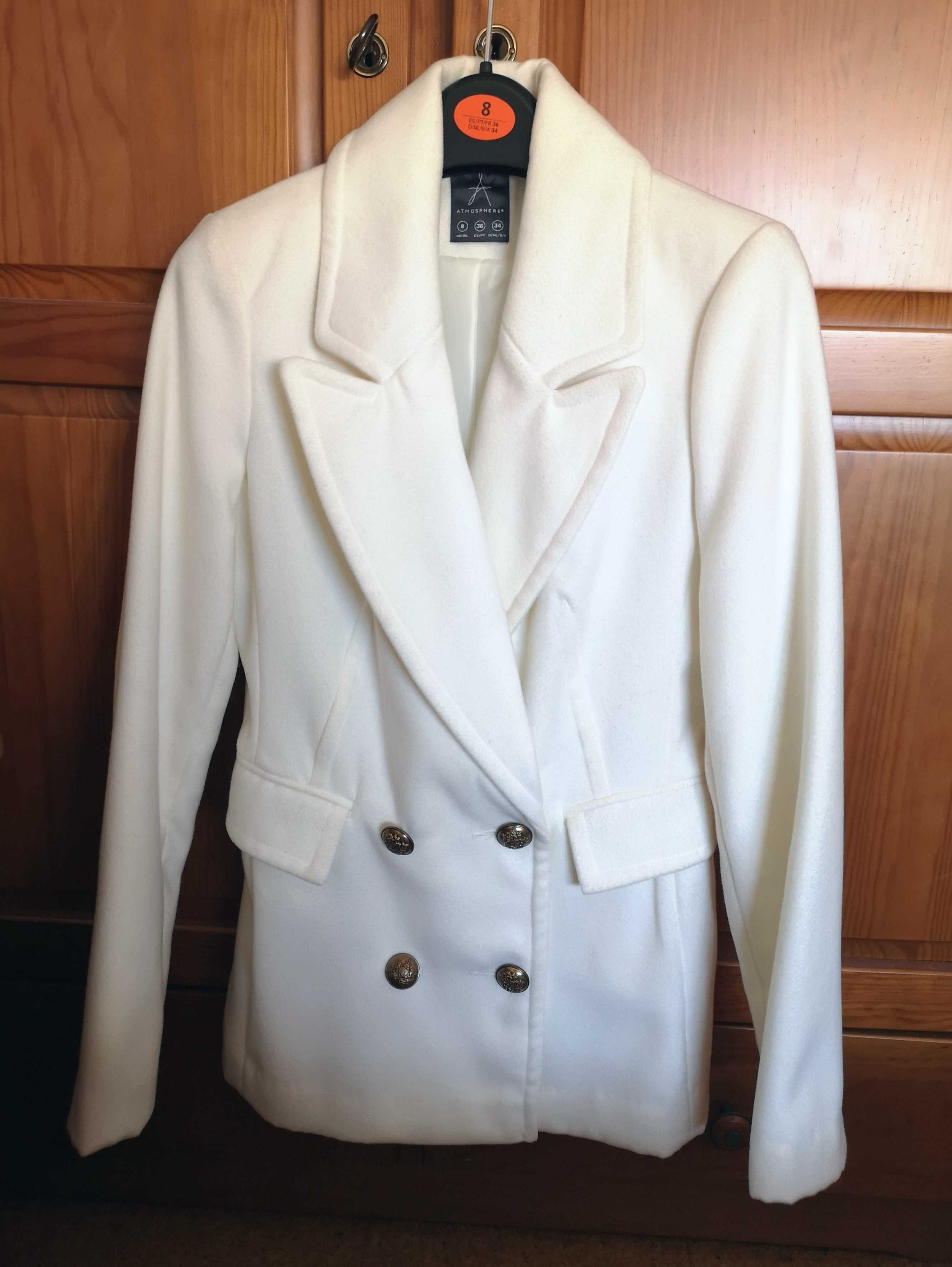 Casaco branco pérola Primark, tamanho 36 - nunca usado