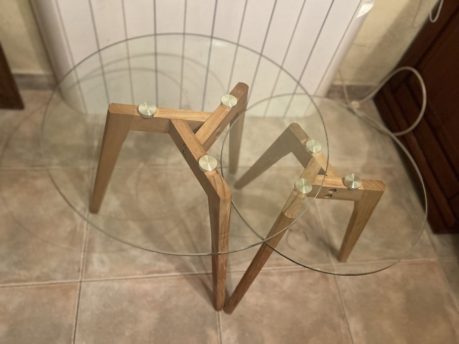 Conjunto de 2 mesas de centro