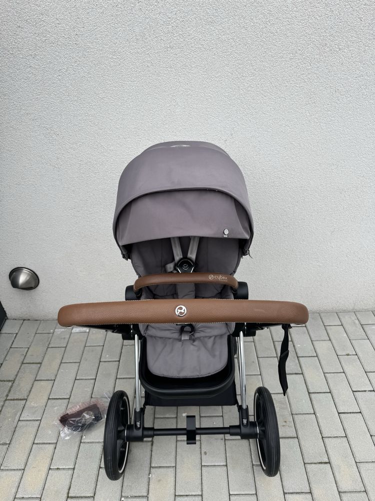 Spacerówka Cybex Priam 4.0 Soho Grey / Chrome Brown