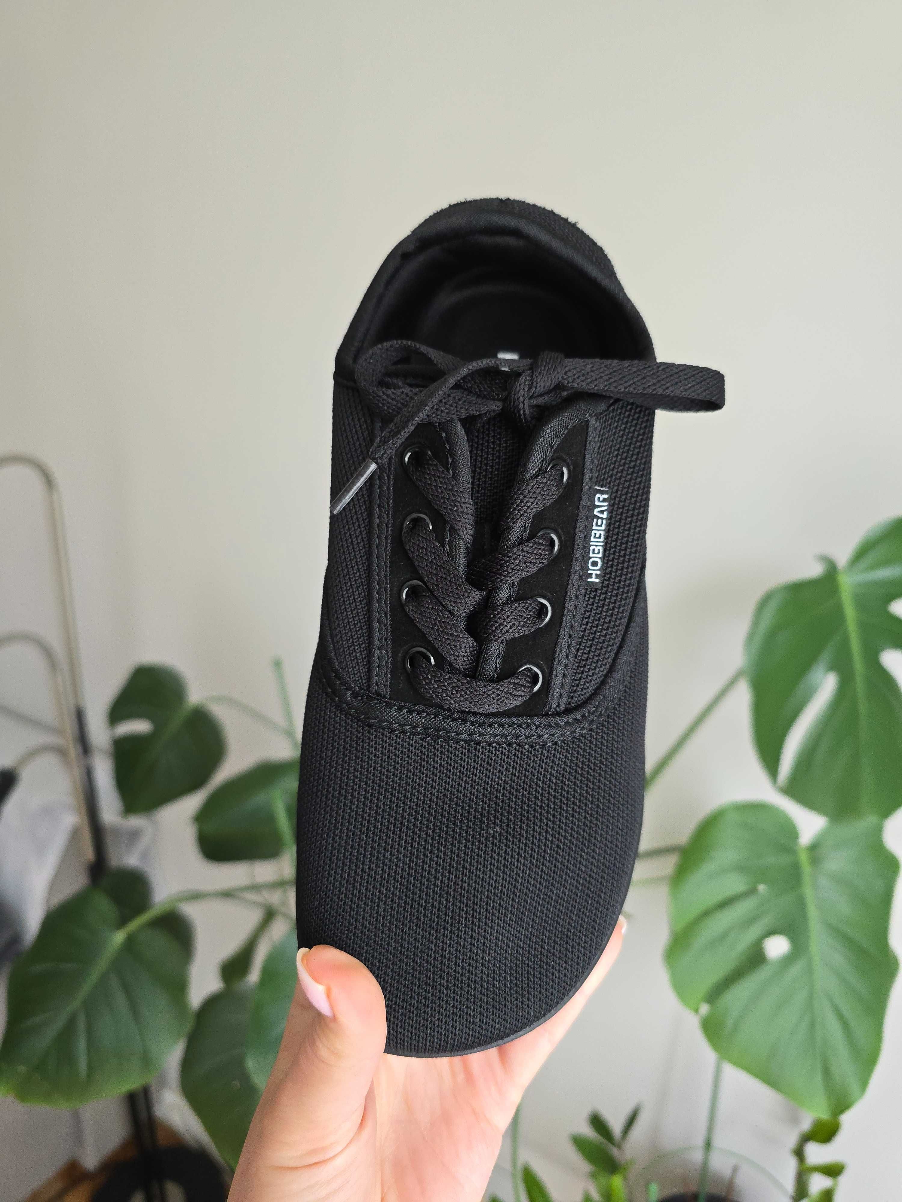 Czarne buty barefoot Hobibear, nowe, rozmiar 39