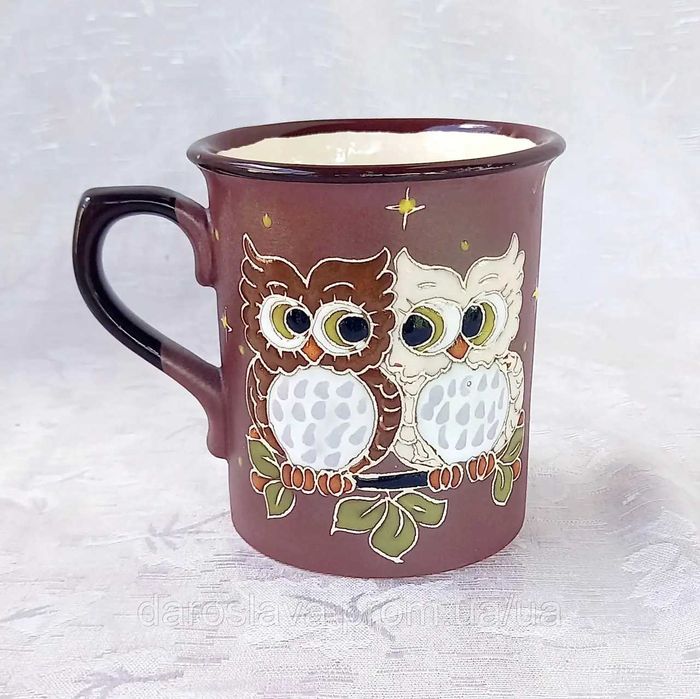 Чашки ручної роботи, пологогівська кераміка НОВІ!