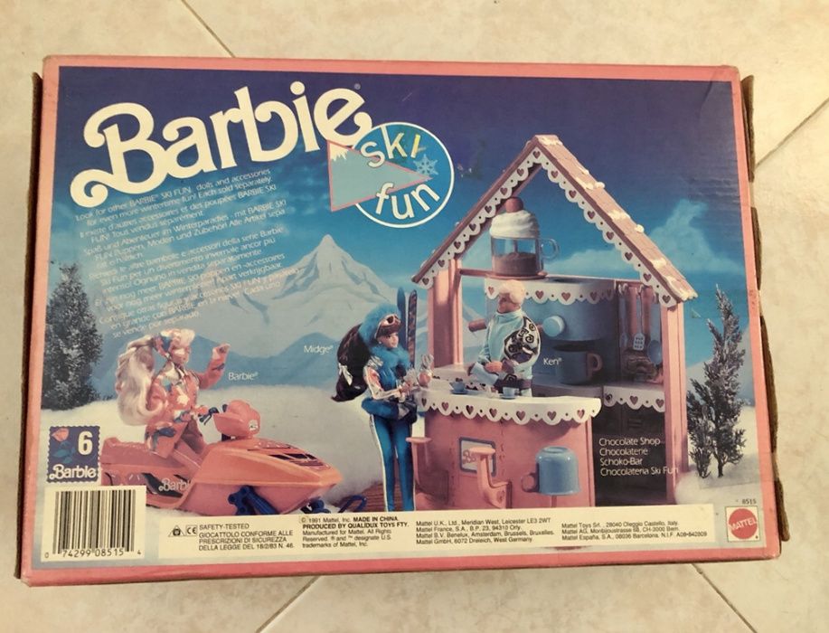 1991 BARBIE Moto Ski / Mota da Neve - Rara e Nova