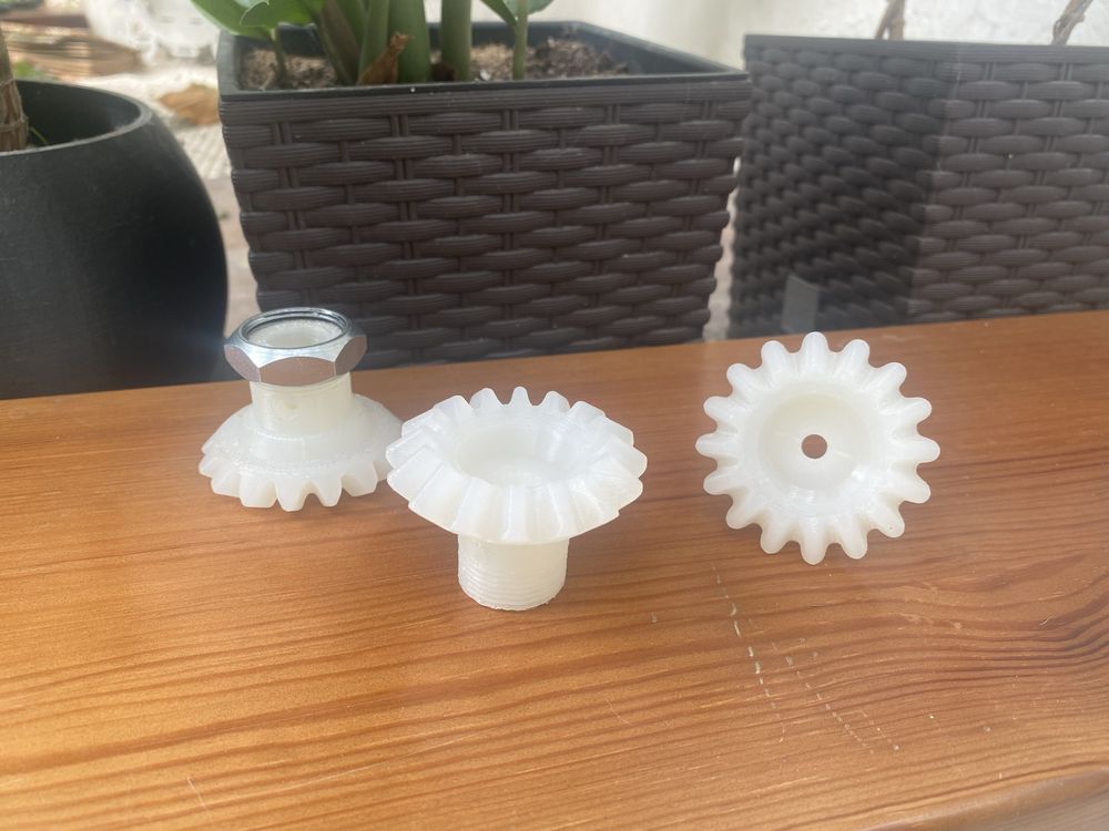 3D печать шестеренок, запчастей, деталей из инженерных материалов