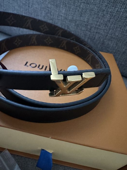 Louis Vuitton Iconic  dwustronny pasek Nowy