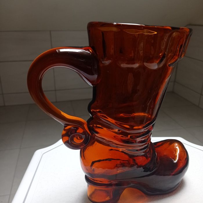 Wazon szklany butz PRL