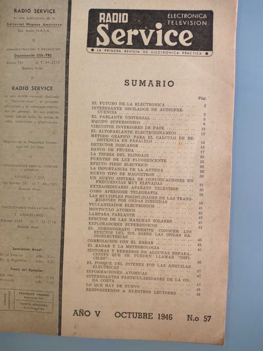 Electronica Revista Tecnica Radio