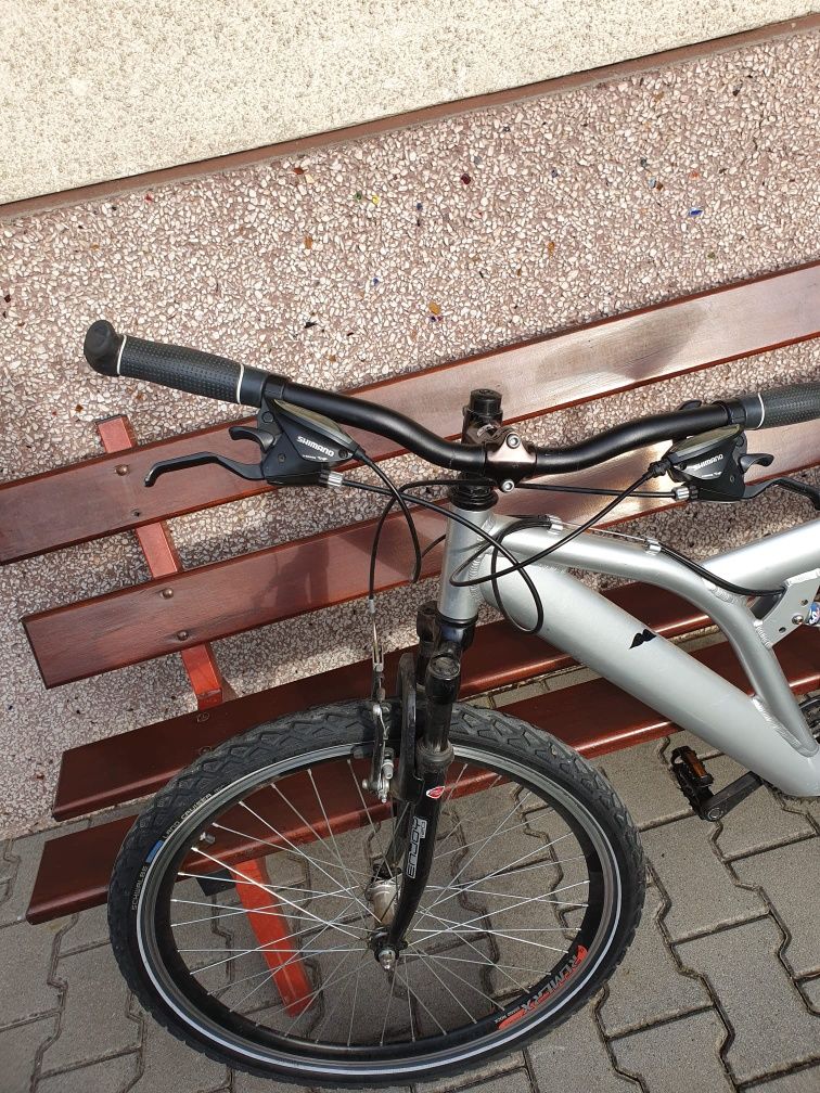 Rower amortyzowany - rama stalowa 26'