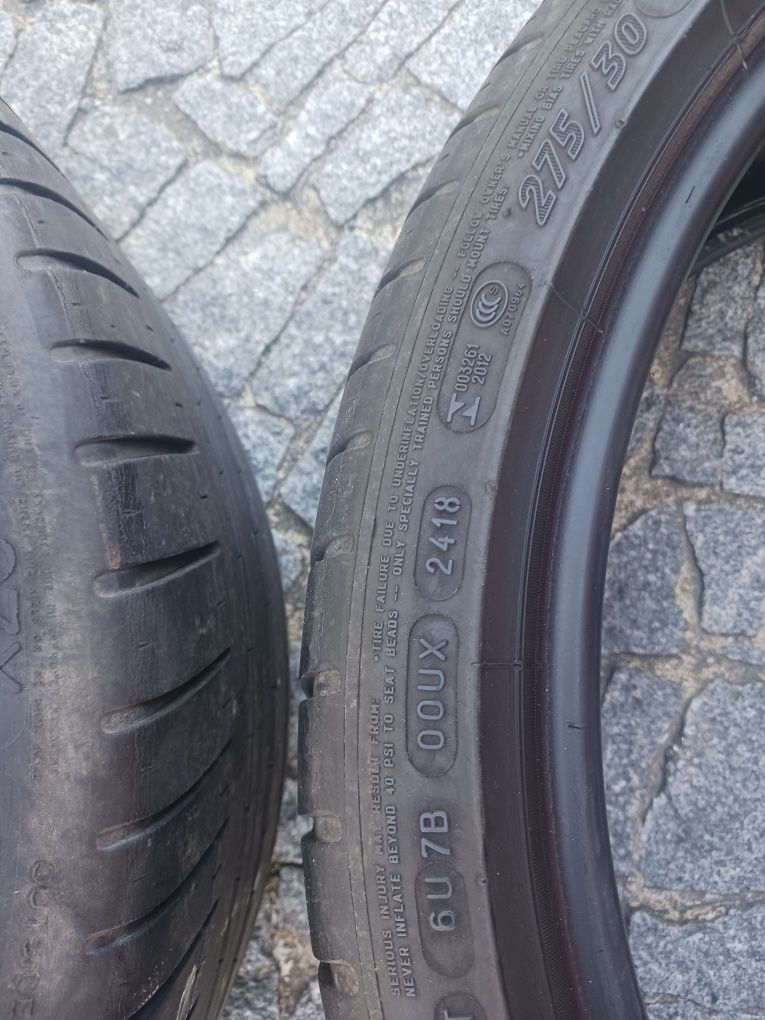 Vendo pneus semi-novos 275/30/20 Michelin
