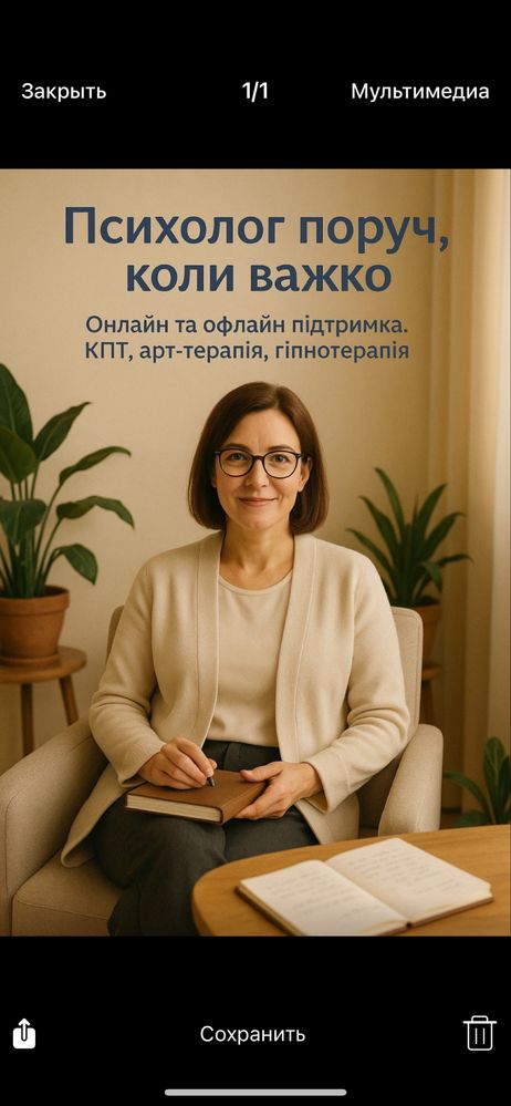 Психолог. Клінічний психолог. Без осуду. Онлайн та офлайн.