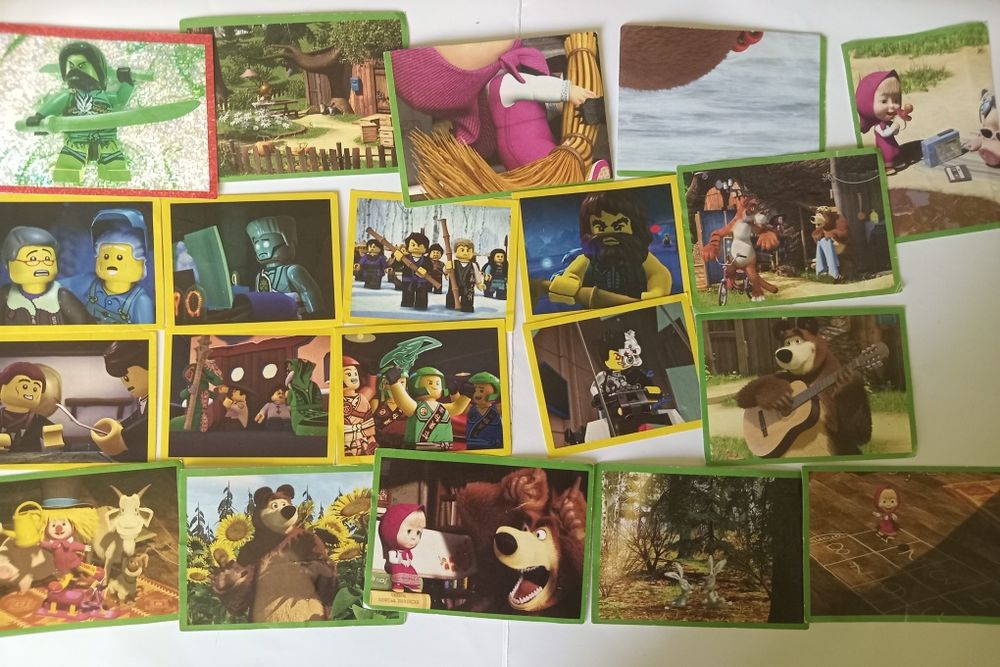 Наліпки  panini лего ніндзяґо, літачки