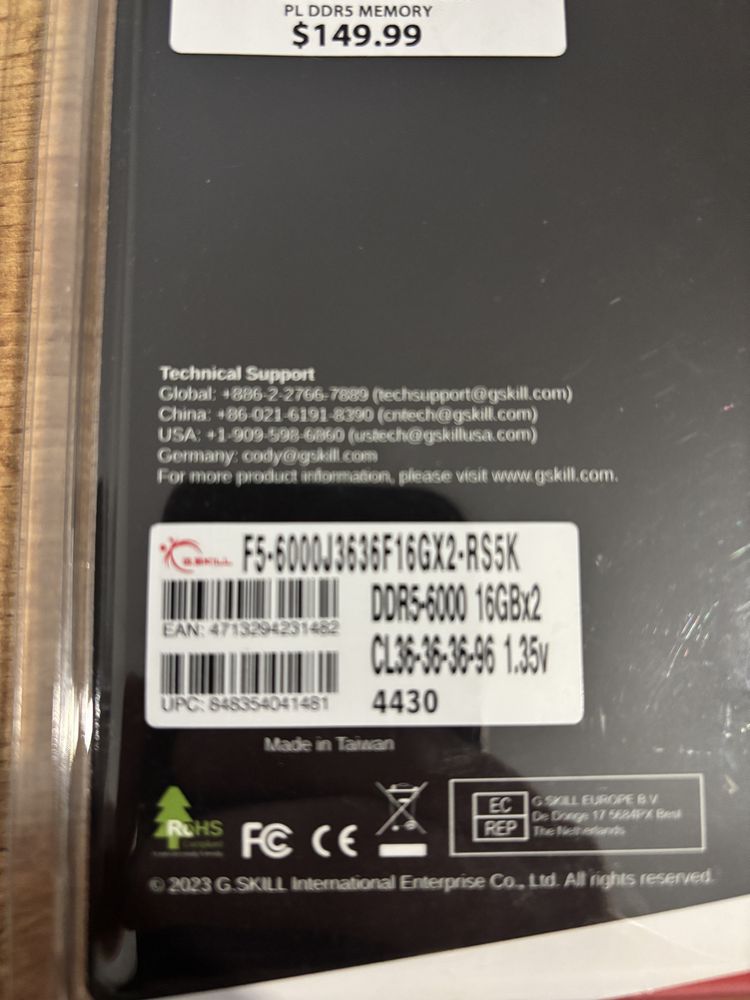 Ripjaws ram ddr5 32gb