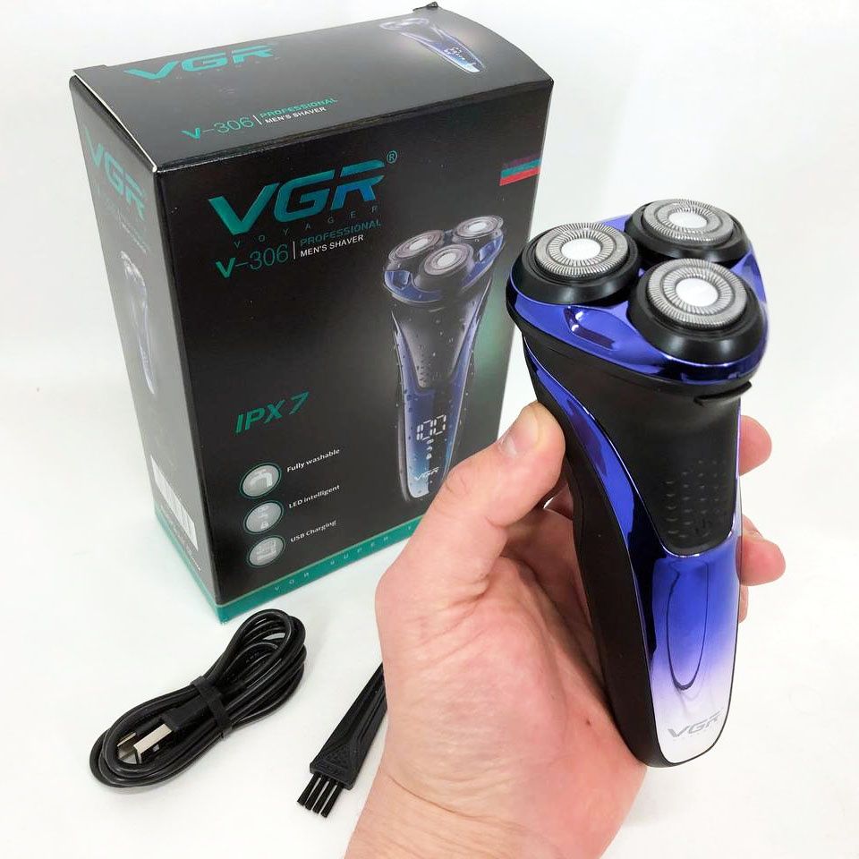 Електробритва VGR V-306 триммер шейвер для бритья волос усов бороды