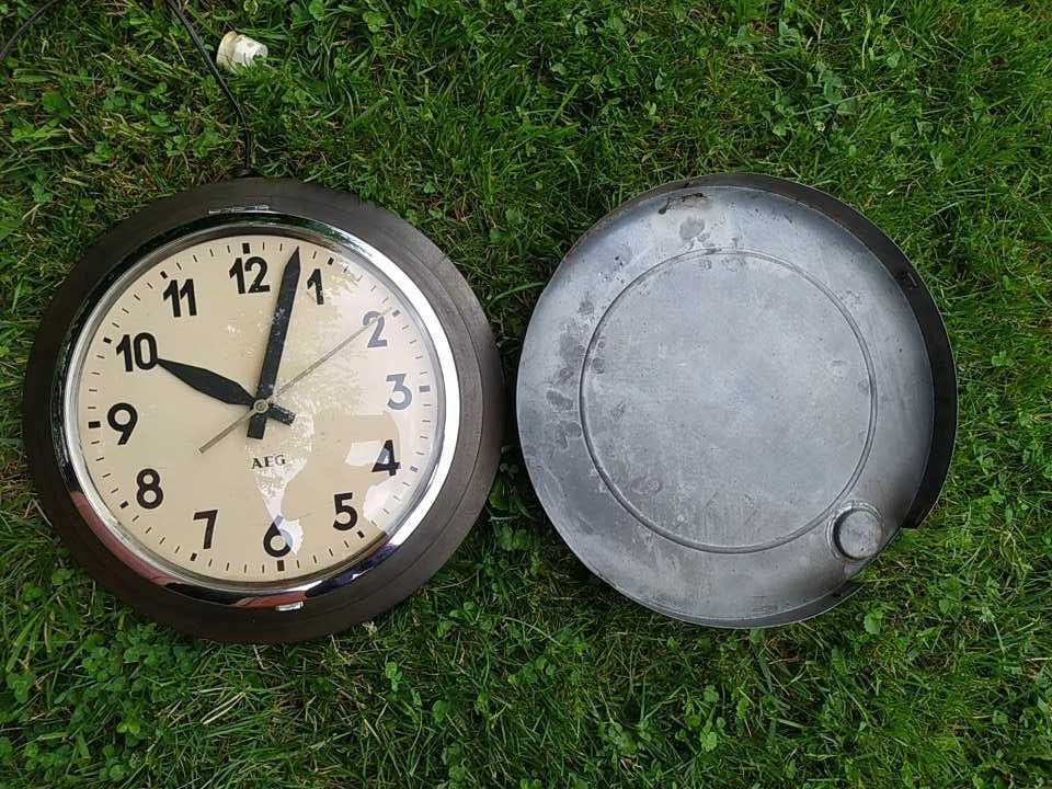 Zegar AEG elektryczny Peter Behrens vintage 1910r.