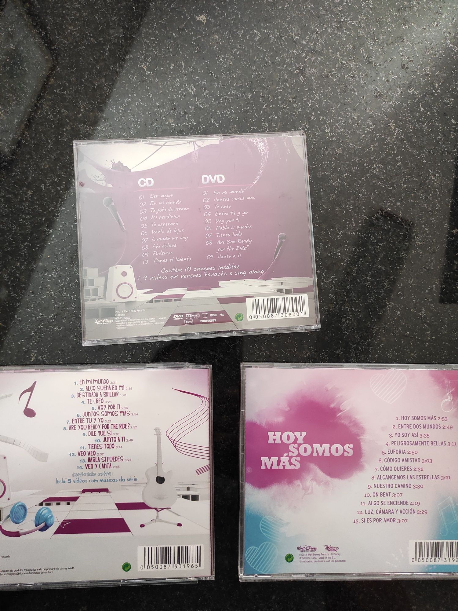 CDs música e DVD  Violetta