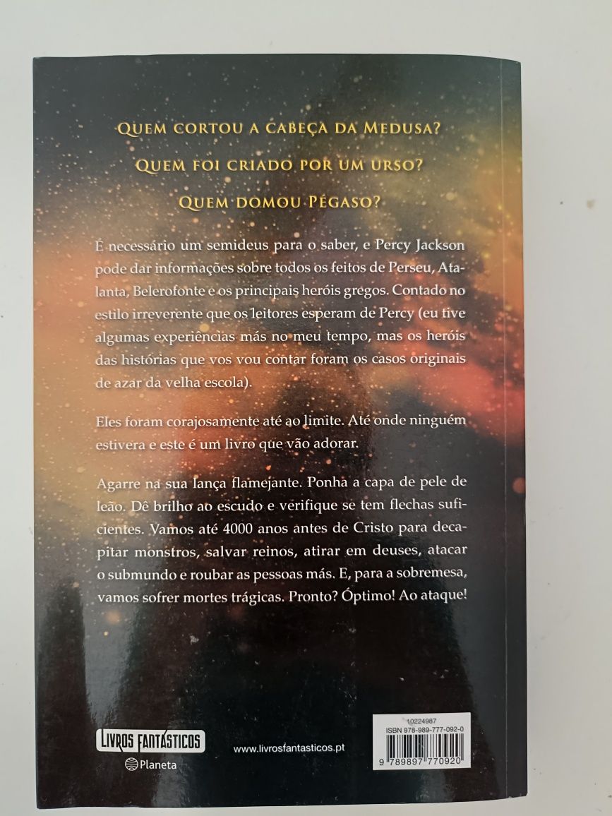 Livro "Os heróis gregos de Percy Jackson" de Rick Riordan