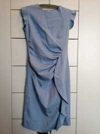 Elegancka sukienka rozm. 42 błękitna